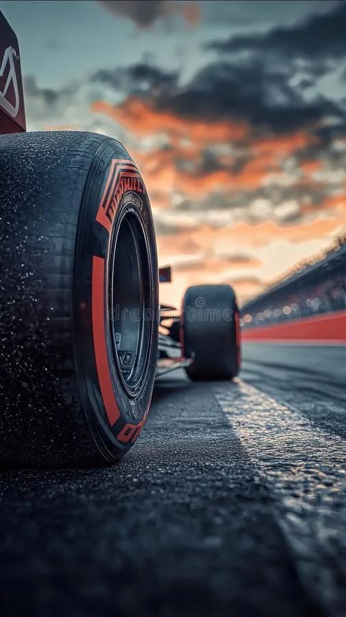 南宫体育未来科技赛车轮胎特写